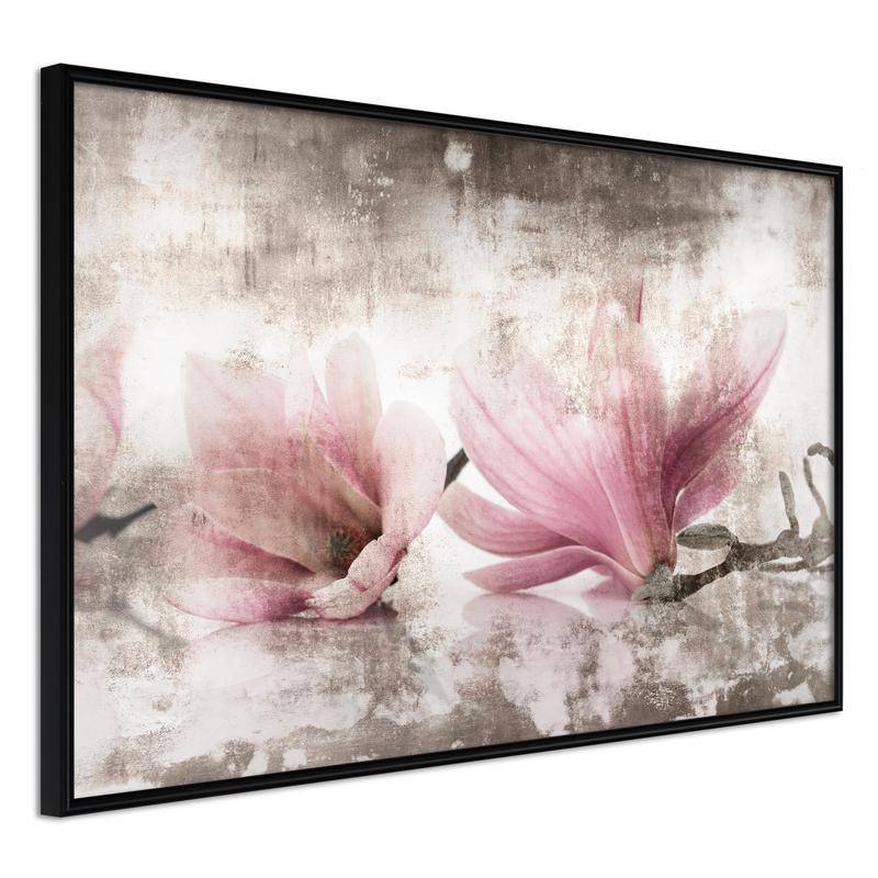 38,00 €Poster in cornice con due gigli rosa - Arredalacasa