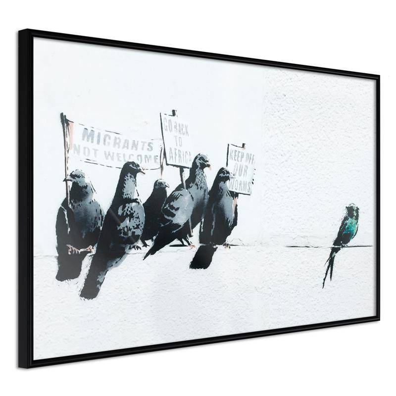 38,00 € Posters met vogels die protesteren tegen migratory bloemen
