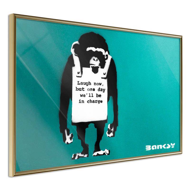 38,00 € Poster met een trieste aap