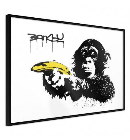 38,00 € Plakat z opico z banano - Arredalacasa