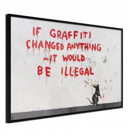 Poster - Banksy: If Graffiti Changed Anything