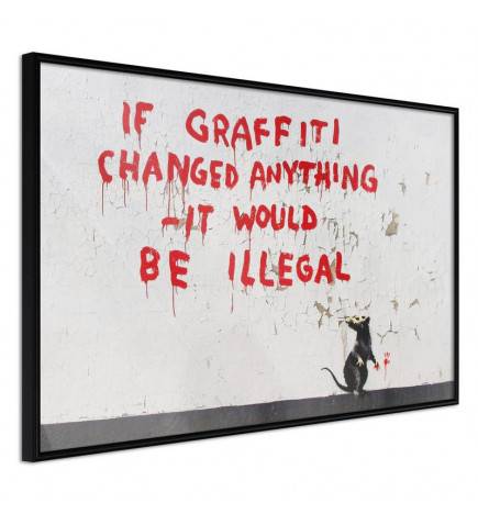 Poster et affiche - Banksy: If Graffiti Changed Anything