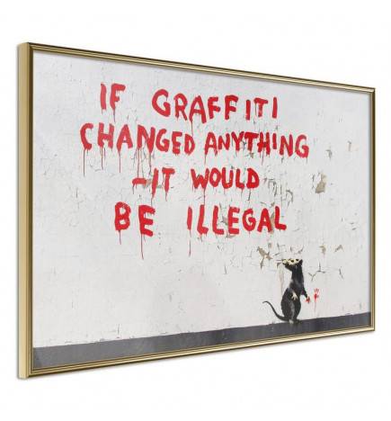 Poster et affiche - Banksy: If Graffiti Changed Anything
