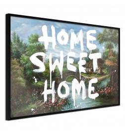 Poster in cornice  - Home Sweet Home - Arredalacasa