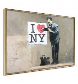Póster - Banksy: I Heart NY
