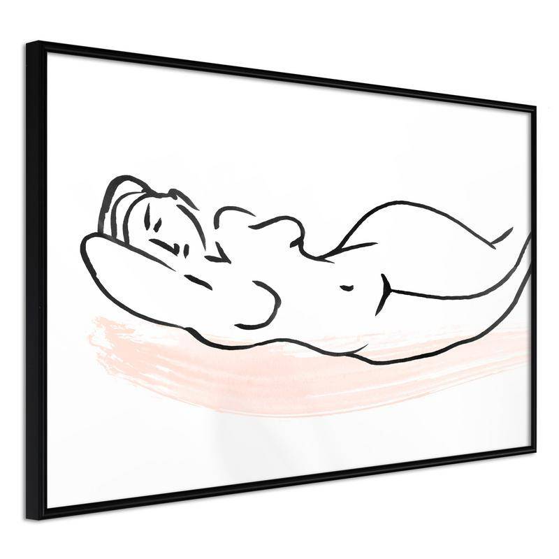 38,00 € Poster met schets van een slapende vrouw