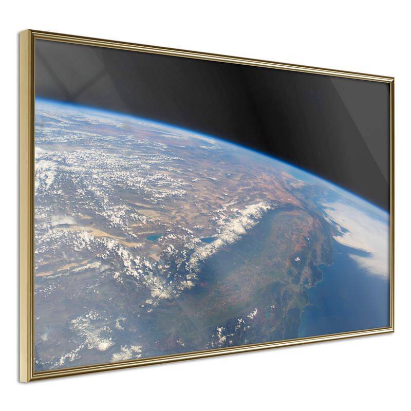 38,00 € Poster kijkt naar de planeet aarde vanuit de ruimte