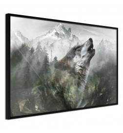Plakat s tulečim volkom - Arredalacasa