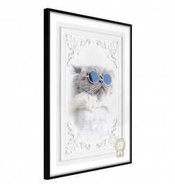 38,00 € Plakatas su katinu su akiniais nuo saulės - Arredalacasa