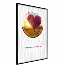 38,00 € Poster met een hart op een boom, Arredalacasa