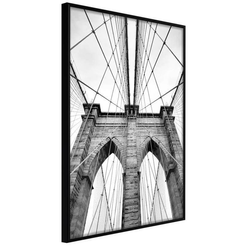 38,00 € Poster met de New York Bridge gezien van beneden