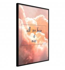 Poster in cornice con delle nuvole romantiche