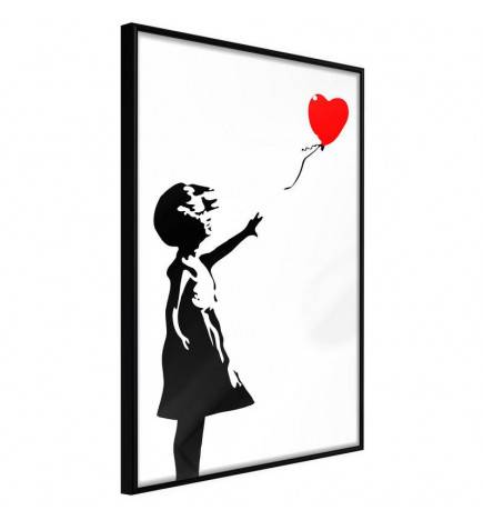 Pôster - Banksy: Girl with Balloon I