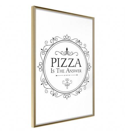 Poster voor pizzeria - Arredalacasa