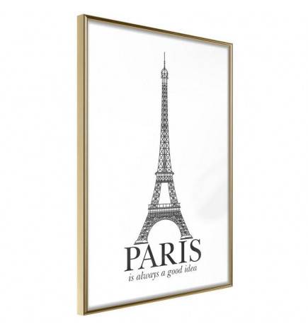 Poster in cornice - Torre Eiffel - Paris - Arredalacasa