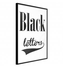 38,00 €Poster et affiche - Black Lettering