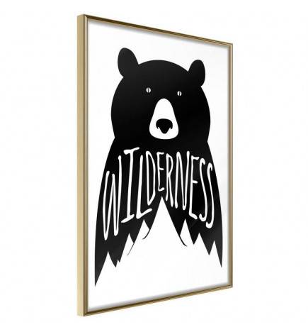 Bērnu plakāti ar melnu lāci - braedalacasa