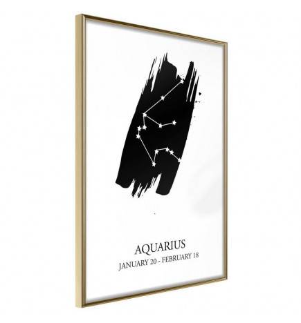 Akvaariumi Zodiac Sign Poster - Arredalacasa