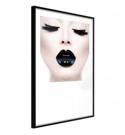 38,00 € Plakat z dekletom s črnimi ustnicami - Arredalacasa