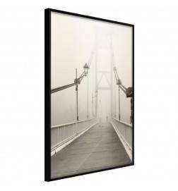 Poster et affiche - Bridge Disappearing into Fog