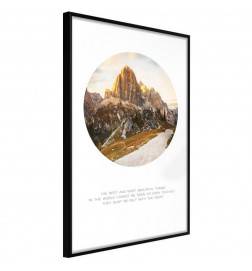 38,00 € Poster met rotsachtige bergen, Arredalacasa