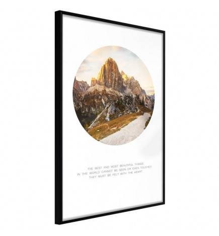 Poster in cornice - Montagne rocciose - Arredalacasa