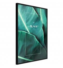 38,00 €Poster et affiche - Banana Leaves with a Message (Green)