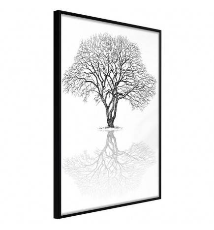 Plakāts ar koku, kas atspoguļojas sevī - Arredalacasa