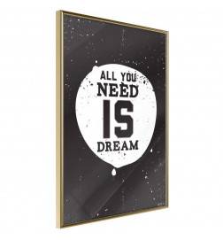 Posters voor dromers - alles wat je wilt is dromen realiseren