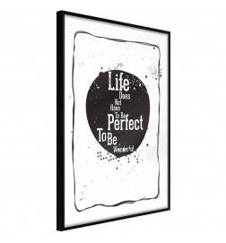 38,00 € Egzistencinis plakatas – gyvenimas nėra tobulas, bet gražus