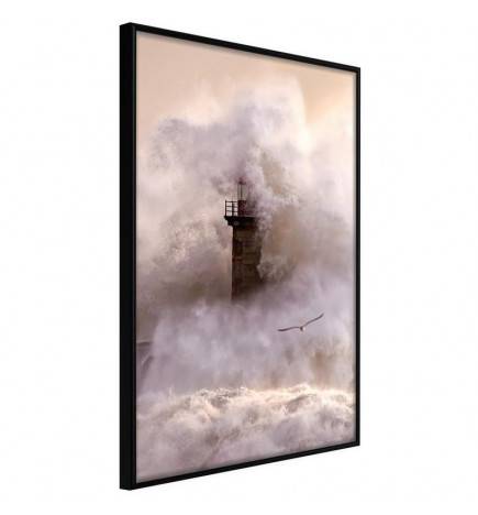 Poster et affiche - Lighthouse During a Storm