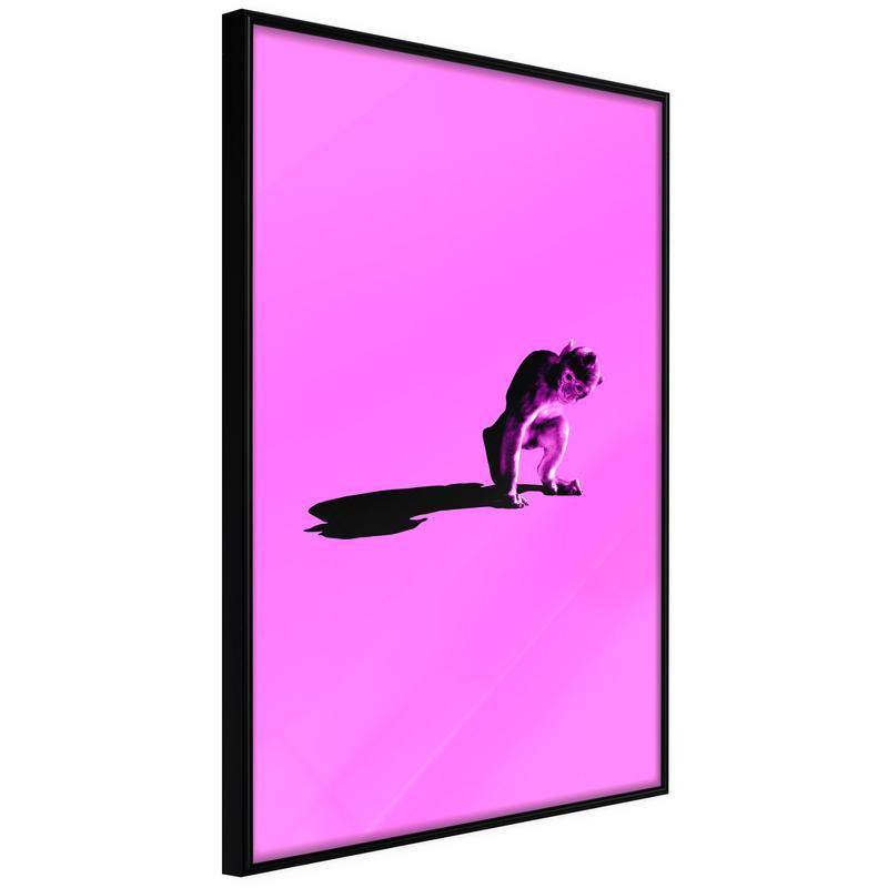 38,00 € Poster - Monkey on Pink Background