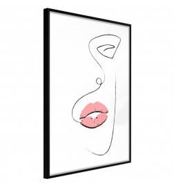 Poster kahe roosa huulega - Arredalacasa
