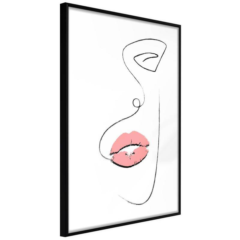 38,00 € Poster met twee roze lippen, Arredalacasa