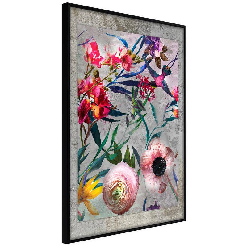 38,00 € Poster met bloemen van vele kleuren, Arredalacasa