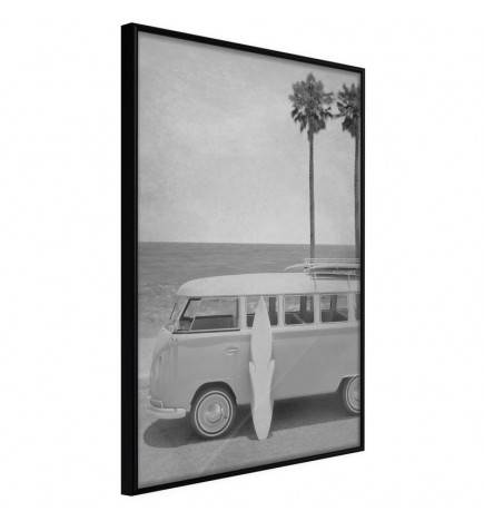 38,00 € Plakat z minibusom v črno-beli barvi - Arredalacasa