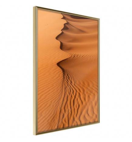 Poster in cornice con la sabbia del deserto - Arredalacasa