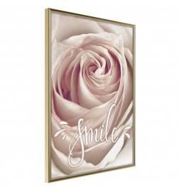 Poster koos naeratusega roosiga - Arredalacasa
