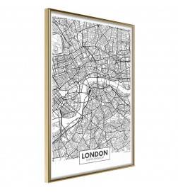 Pôster - City Map: London