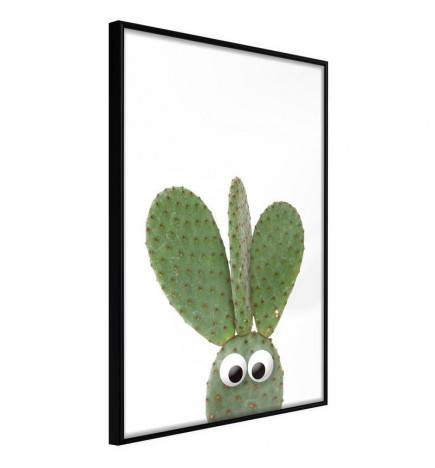 Poster in cornice col cactus con le orecchie - Arredalacasa