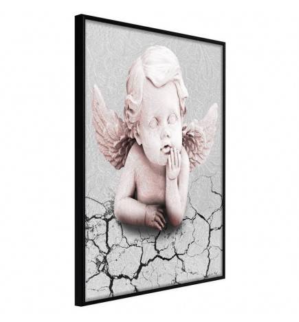 38,00 € Poster met een engel op de steen, Arredalacasa
