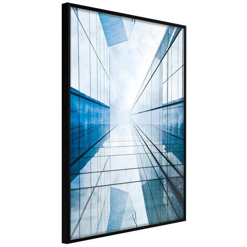 38,00 € Póster - Steel and Glass (Blue)