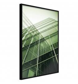 Poster et affiche - Steel and Glass (Green)