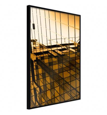 Poster et affiche - Steel and Glass (Yellow)