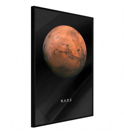 Poster in cornice con il pianeta Marte - Arredalacasa