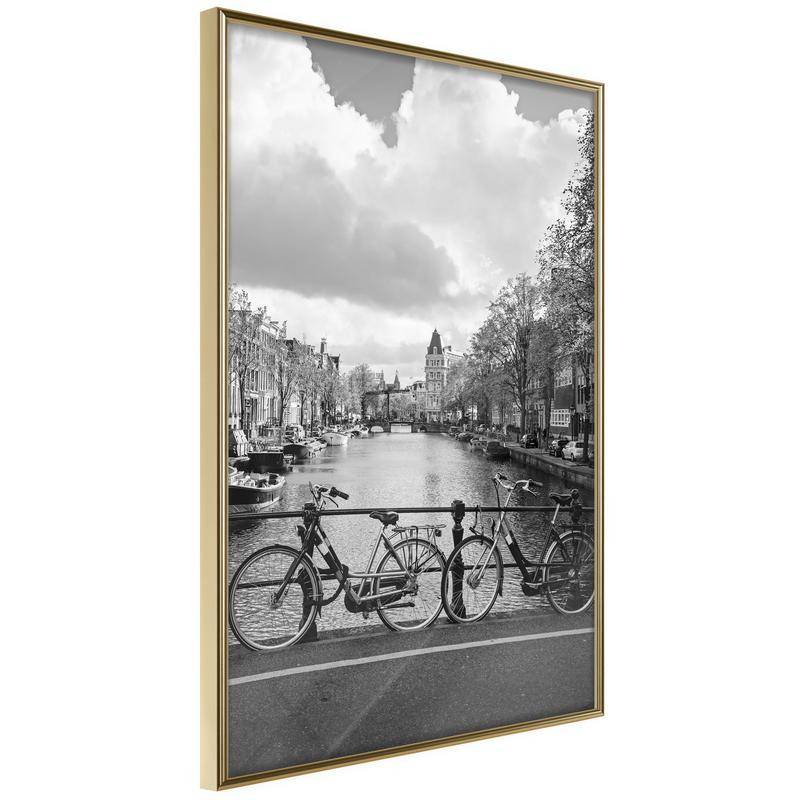 38,00 € Poster - Bicycles Against Canal