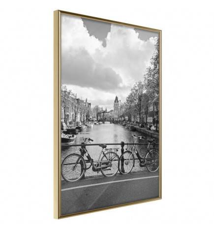Poster in cornice con due biciclette - Arredalacasa