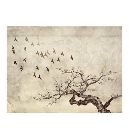 Papier peint - Flock of birds