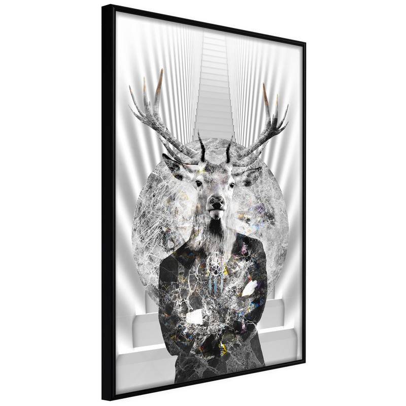 38,00 € Poster met een elegant hert Arredalacasa