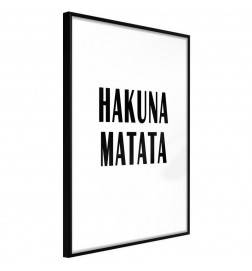 38,00 €Poster in cornice con la scritta Hakuna Matata - Arredalacasa